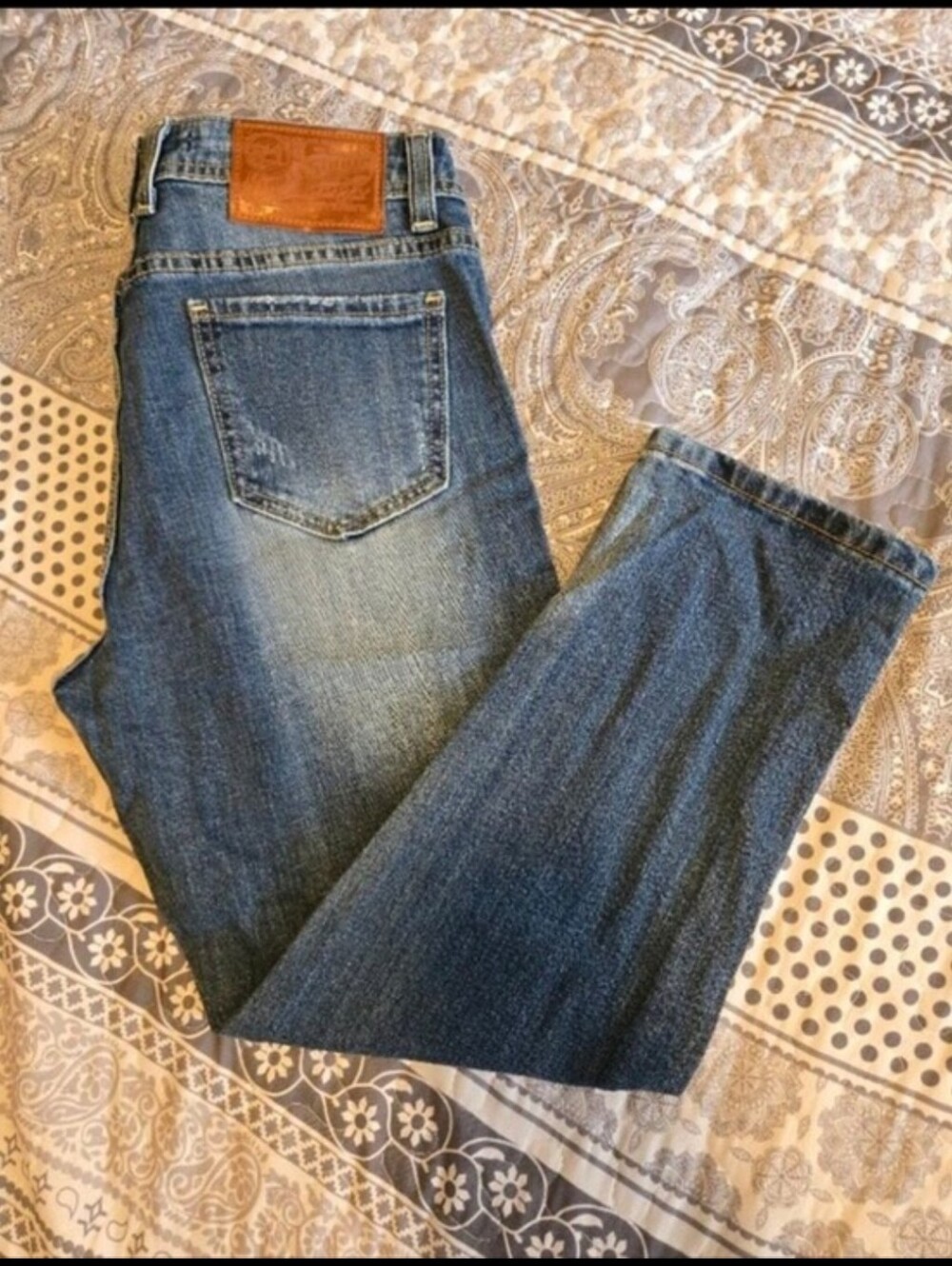 Vigoss Blue Faded Capri Jeans Size 3/4